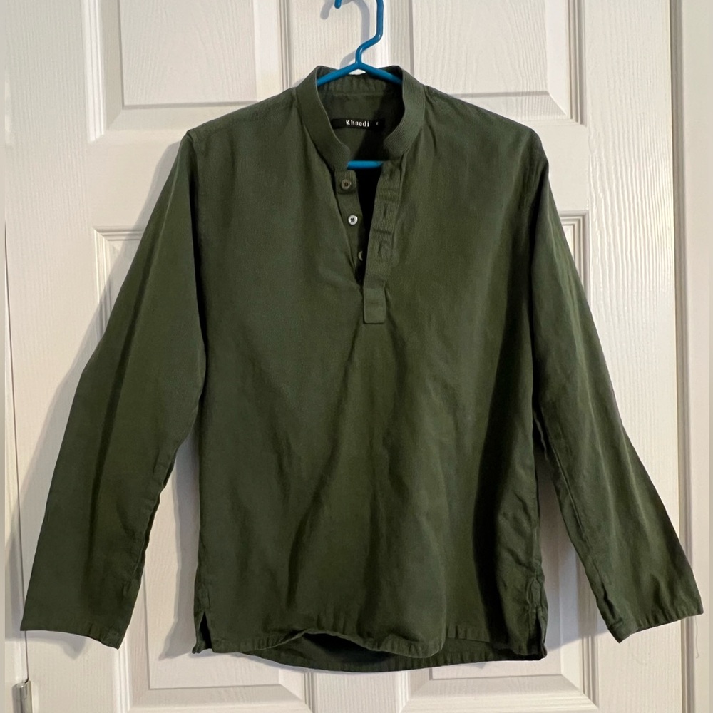 Khaadi Men’s Green Short Kurta Size Small